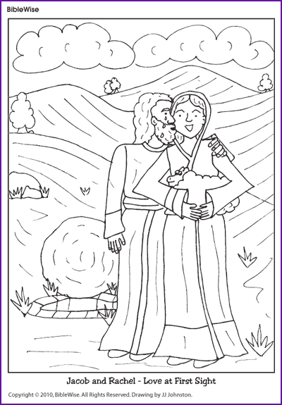 jacob and esau coloring pages