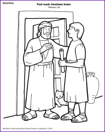 43 Bible Coloring Pages About Paul  Images