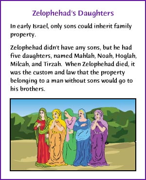 Image result for zelophehad's daughters